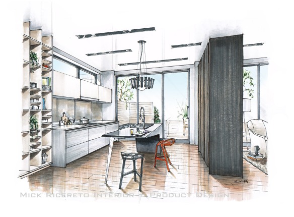 Modern Kitchen Concept by Mick Ricereto