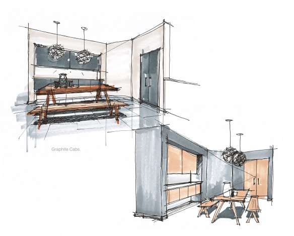 Seating Area Sketch