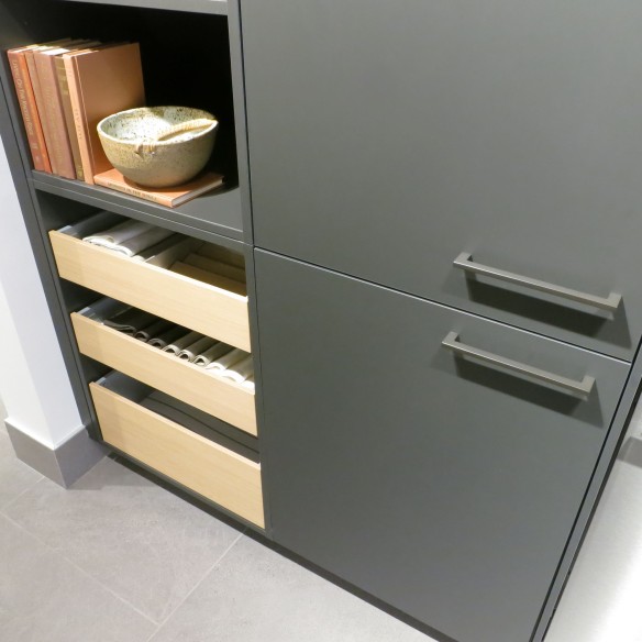 SieMatic SC10 Graphite Cabinetry at Pirch Soho New York